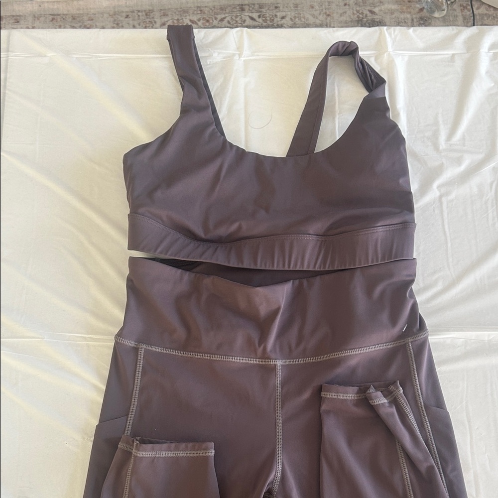 Vuori One-Piece Jumpsuit in Mauve
